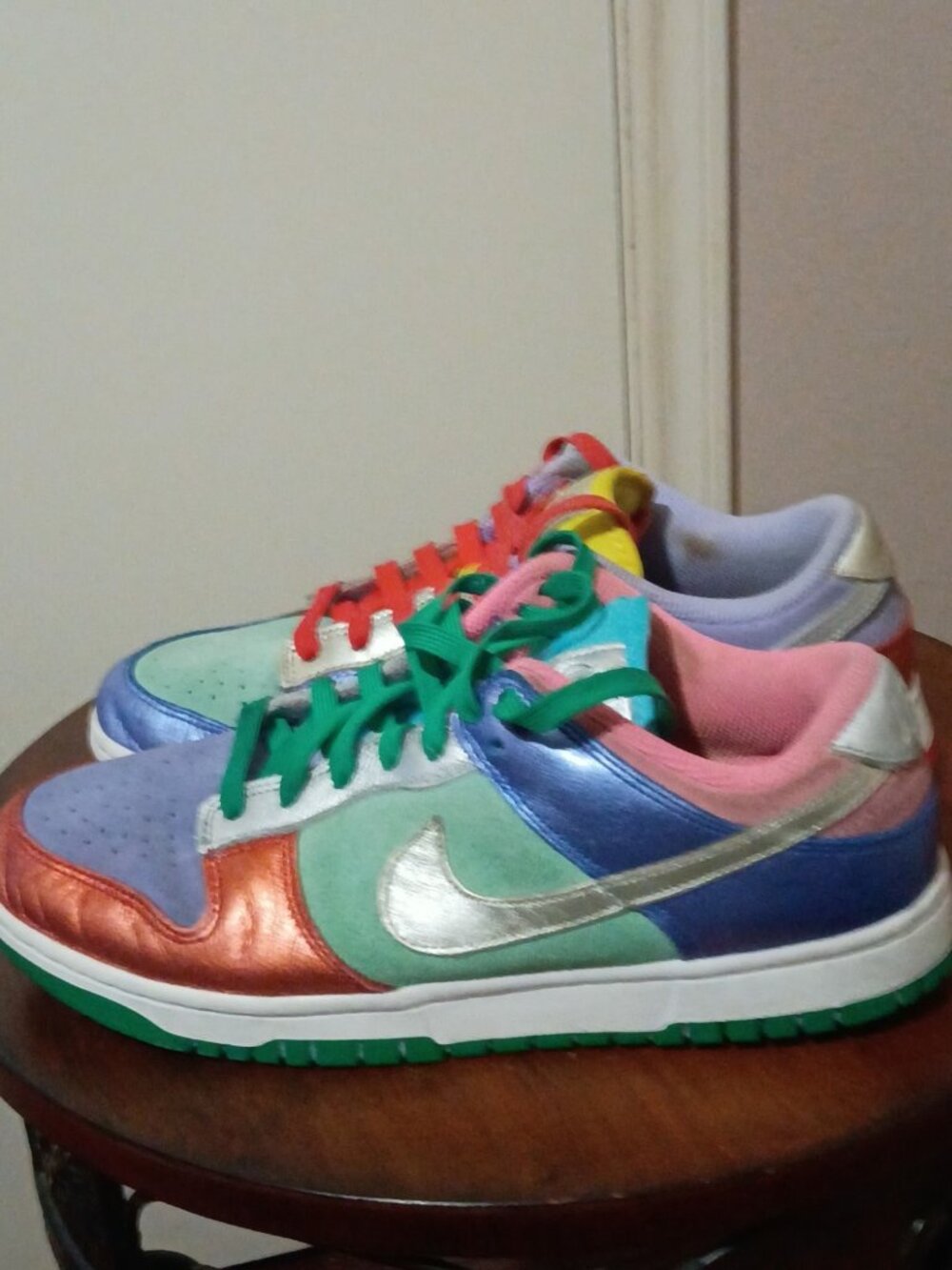 Nike Dunk Low Sunset Pulse Shoes Womens Size 9 Multicolor Sneakers DN0855-600 - Picture 9 of 13